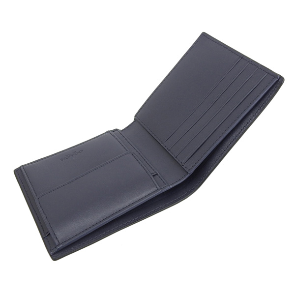 COACH（コーチ） 財布 二つ折り レザー ブルー メンズ ca002