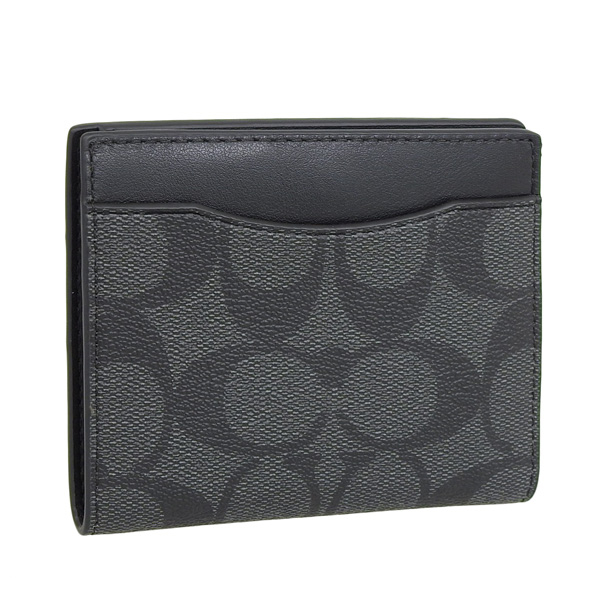 COACH（コーチ） 財布 二つ折り チャコール メンズ ca021 アウトレット