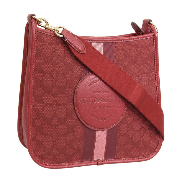 COACH ハンドバッグ ブラック レッド美品 COACH（コーチ） バッグ レディース ショルダーバッグ アウトレット