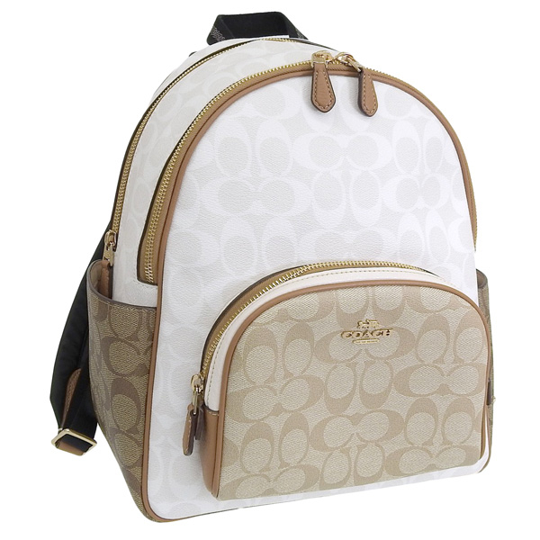 【新品未使用】コーチ　リュック・バックパック CA439 ホワイト 白 COACH（コーチ） バッグ バックパック リュック リュックサック