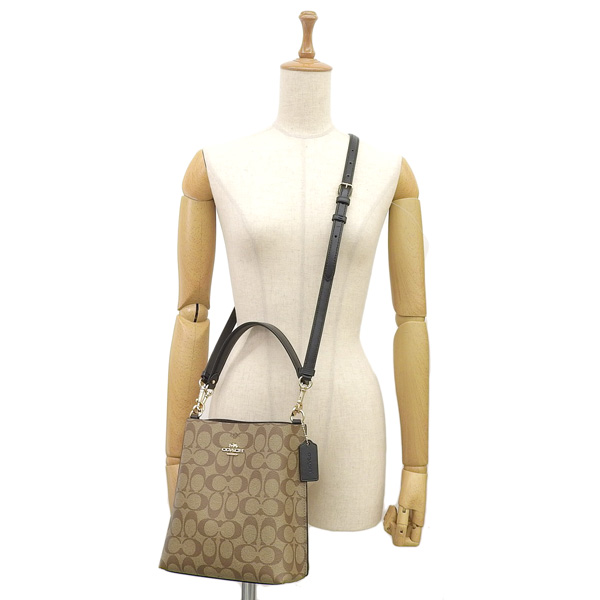 【COACH】 タグ有り モリー バケット バッグ 22 シグネチャー カーキ COACH（コーチ） バッグ レディース ショルダーバッグ アウトレット