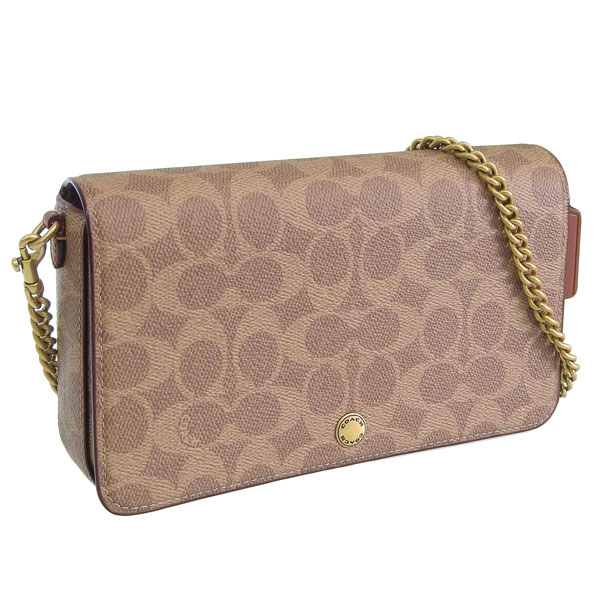 COACH（コーチ） バッグ レディース ショルダーバッグ PVC ブラウン