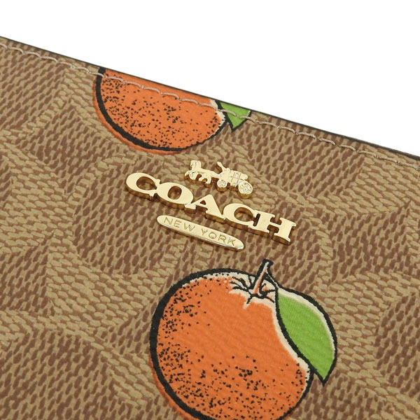 COACH（コーチ） 財布 レディース 長財布 アウトレット ブラウン