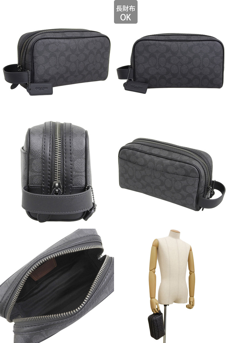 COACH（コーチ） バッグ メンズ セカンドバッグ クラッチバッグ