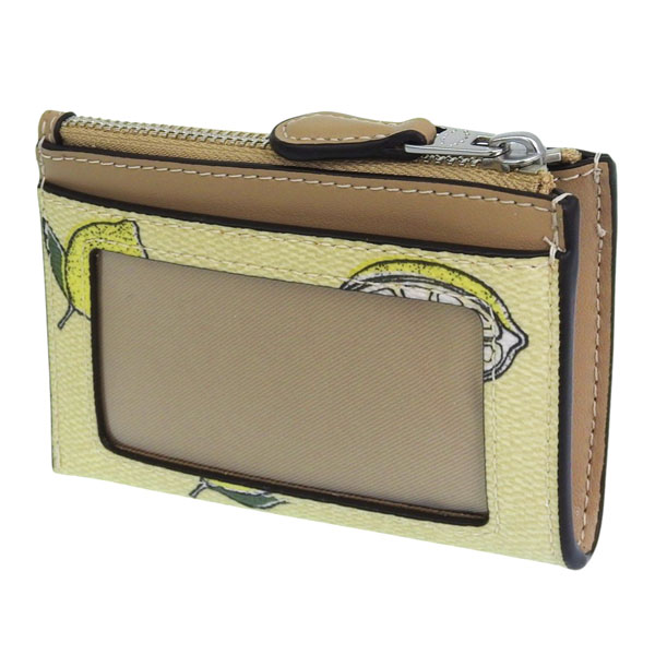 COACH コース　ケース小銭入れ財布　ライトシャンパンゴールドパスケース 国内即発 コーチ コインケース パスケース レディース COACH (Coach