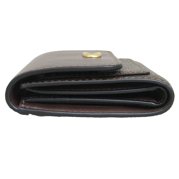 COACH（コーチ） 財布 レディース 2つ折り 折財布 ブラウン ミラ