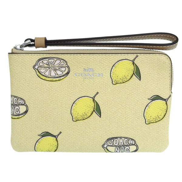 新商品　COACH　コーチ　ポーチ　リストレット　正規品 未使用】COACH コーチ コーナージップ ポーチ リストレット