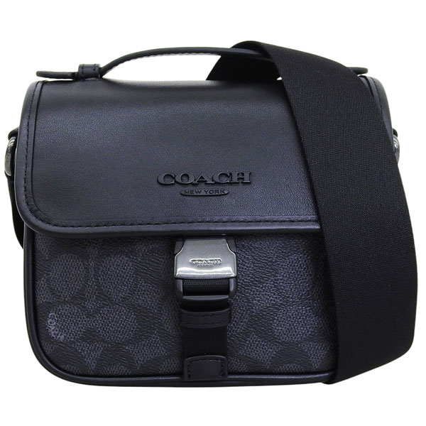【未使用級】COACH クロスボディ メンズショルダーバッグ PVC レザー COACH（コーチ） バッグ メンズ ショルダーバッグ アウトレット PVC