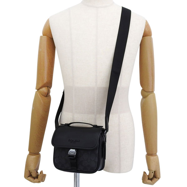 美品 コーチ ショルダーバッグ クロスボディ 斜め掛け ボディバッグ メンズ COACH（コーチ） バッグ メンズ ショルダーバッグ アウトレット PVC