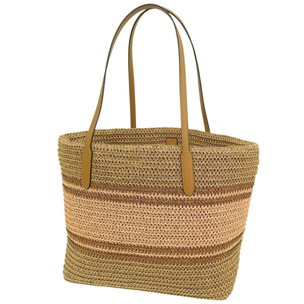 コーチ COACH かごバッグ トート 大判 ターンロック ストロー ナチュラル COACH 特価セール コーチ バッグ レディース トートバッグ