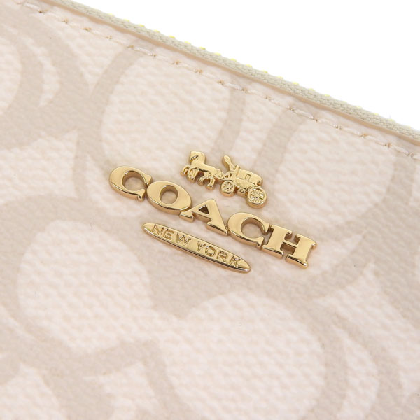 COACH（コーチ） 財布 レディース 長財布 アウトレット アイボリー