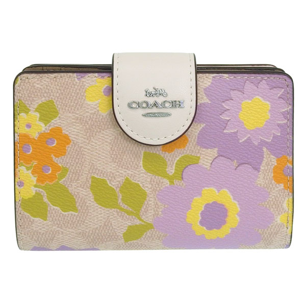 COACH（コーチ） 財布 レディース 2つ折り 折財布 コンパクト