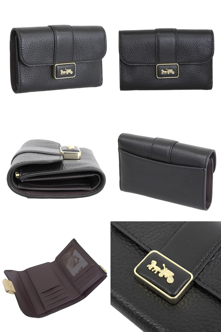 COACH（コーチ） 財布 二つ折り レディース アウトレット 折財布