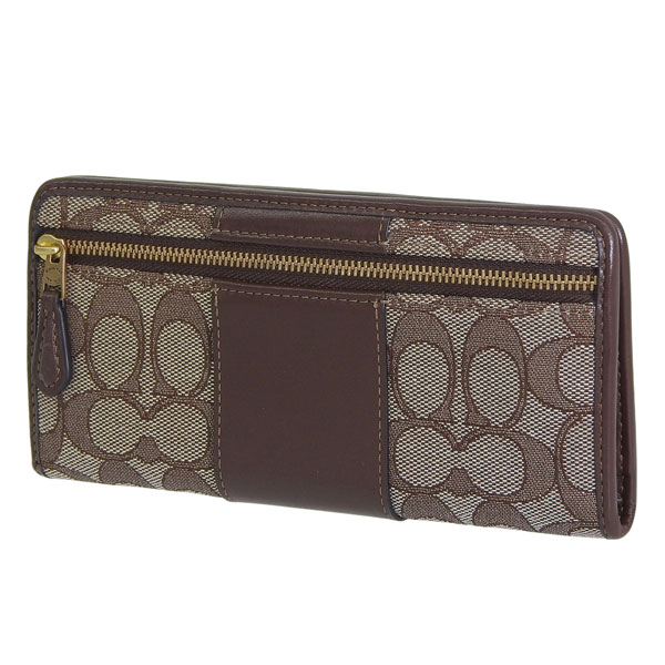 COACH（コーチ） 財布 レディース 長財布 シグネチャージャカード