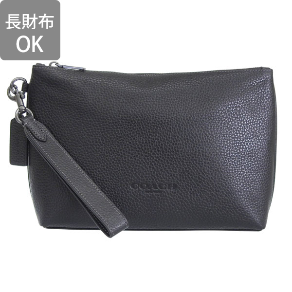 1041 Vintage Coach セカンドバッグ クラッチバッグ 黒 COACH（コーチ） クラッチバッグ セカンドバッグ メンズ ポーチ