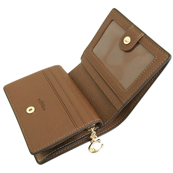 COACH（コーチ） 財布 レディース 2つ折り 折財布 アウトレット PVC