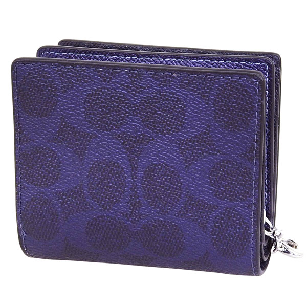 COACH（コーチ） 財布 レディース 2つ折り 折財布 アウトレット PVC