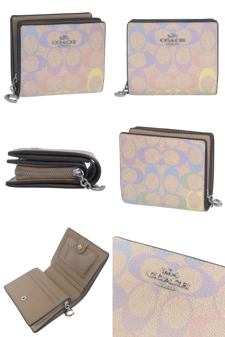 COACH（コーチ） 財布 レディース 2つ折り 折財布 コンパクト