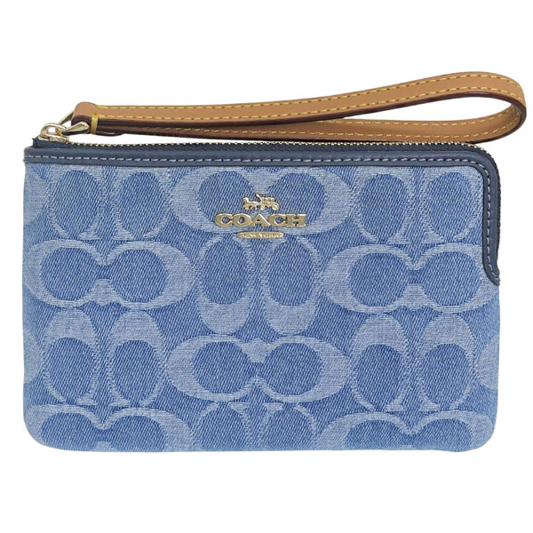 コーチ ショルダーウォレット（COACH）（色：ブルー系）のおすすめ人気