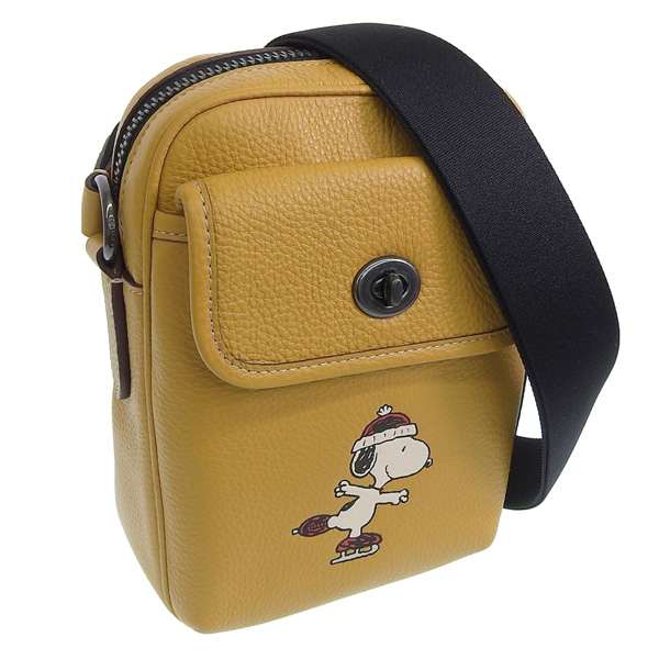 【美品】COACH スヌーピー ボディバッグ レザー COACH（コーチ） ボディバッグ 【COACH X PEANUTS コラボ】 サリバン