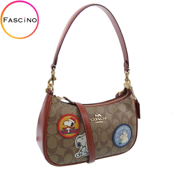 コーチ バッグ レディース ショルダーバッグ 2WAY アウトレット スヌーピー シグネチャー SNOOPY PATCHES TERI CE848IMT1O COACH :ce848imt1o:FASCINO(ファッシノ)