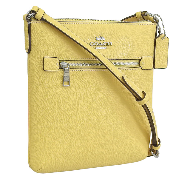 コーチ バッグ レディース ショルダーバッグ アウトレット レザー イエロー ミニ ローワン ローアン XGRN MINI ROWAN FILE CE871SVS9V COACH 母の日　土日祝も毎日発送します COACH（コーチ） バッグ レディース ショルダーバッグ アウトレット