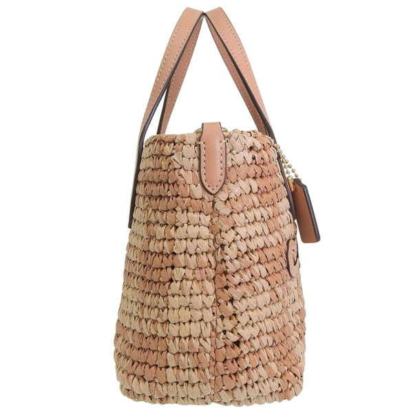 COACH（コーチ） バッグ レディース ショルダーバッグ ストローレザー