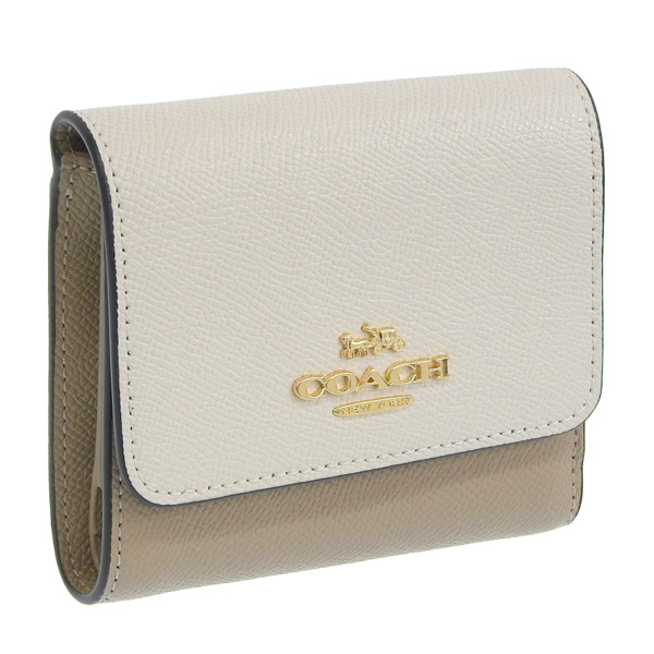 COACH（コーチ） 財布 レディース 三つ折り財布 アウトレット レザー