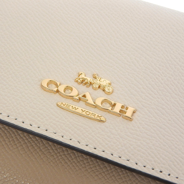 COACH（コーチ） 財布 レディース 三つ折り財布 アウトレット レザー