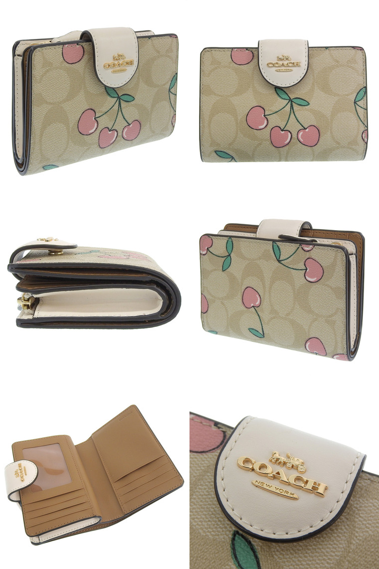 COACH（コーチ） 財布 レディース アウトレット 二つ折り 折財布
