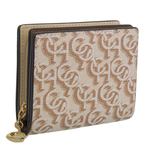 COACH財布　チョコクリーム COACH（コーチ） 財布 レディース 二つ折り財布 アウトレット チョーク