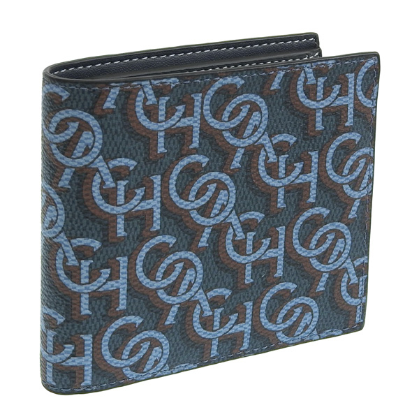COACH（コーチ） 財布 メンズ 二つ折り財布 アウトレット ブルー