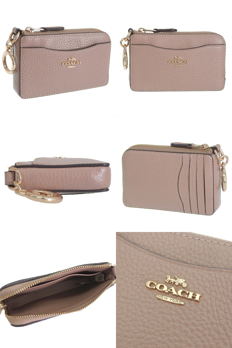 COACH コインケース・小銭入れ ブラウン COACH コーチ カードケース レディース コインケース 小銭入れ
