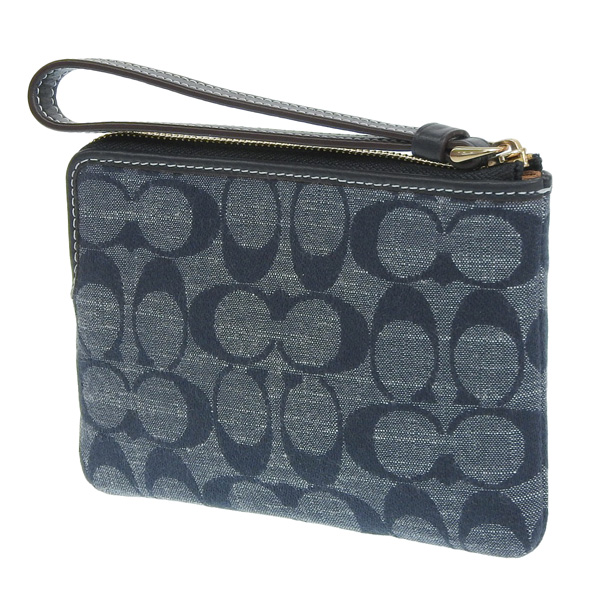 【新品未使用】コーチ ポーチ デニムマルチ リストレット COACH（コーチ） ポーチ リストレット レディース アウトレット