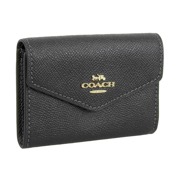 コーチ 名刺入れ カードケース レディース アウトレット レザー ブラック CH487IMBLK COACH : ch487imblk :  FASCINO(ファッシノ)Yahoo!店 - 通販 - Yahoo!ショッピング