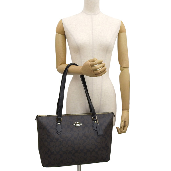 美品 コーチ トートバッグ ハンド ビジネス ブラウン レザー A4 12444 COACH Brown Leather Large A4 Tote Bag コーチ トートバッグ レザー
