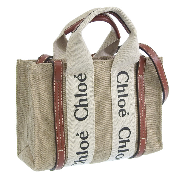 Chloe☆25FW WOODY ウッディ スモール ショルダー付トートバッグ Chloe クロエ トートバッグ ショルダーバッグ 2WAY レディース