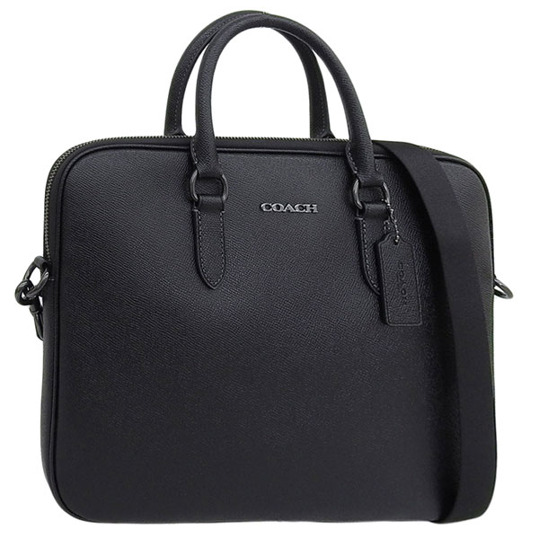 美品✨コーチ ビジネスバッグ 2way カムデン 本革 A4可 大容量 ブラック COACH（コーチ） バッグ メンズ 2WAY ビジネスバッグ アウトレット