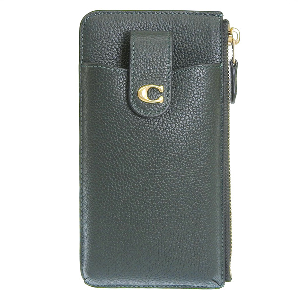 COACH レディース長財布（色：グリーン系）｜財布｜ファッション 通販