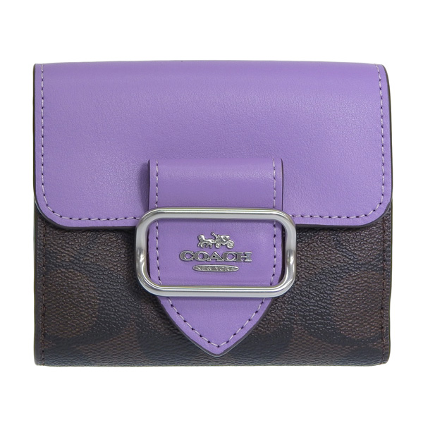 COACH（コーチ） 財布 レディース 二つ折り財布 アウトレット ブラウン