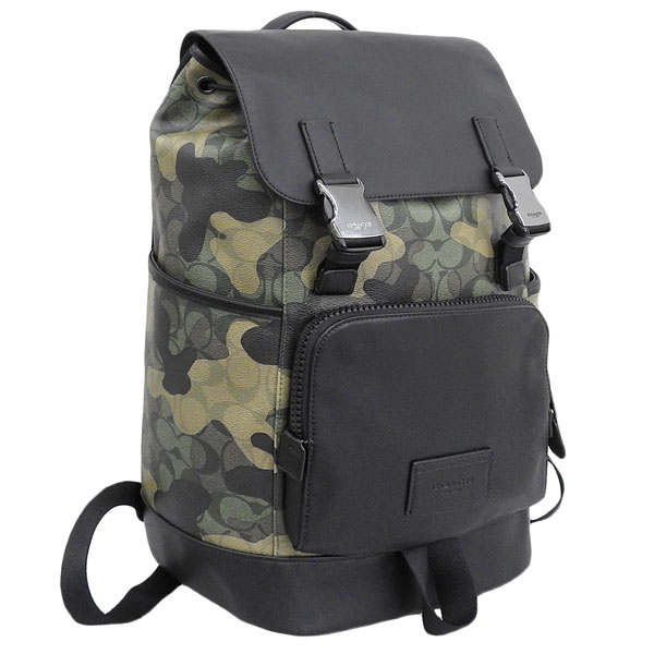 コーチ バッグ バックパック リュック リュックサック メンズ アウトレット カモフラ TRACK BP SIG CAMO CL943QBGRU  COACH A4対応