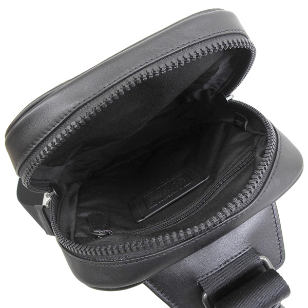 COACH ボディバッグ ブラック ロゴパターン COACH（コーチ） バッグ メンズ レディース ボディバッグ アウトレット