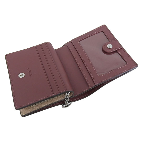 COACH（コーチ） 財布 レディース 二つ折り財布 アウトレット レザー