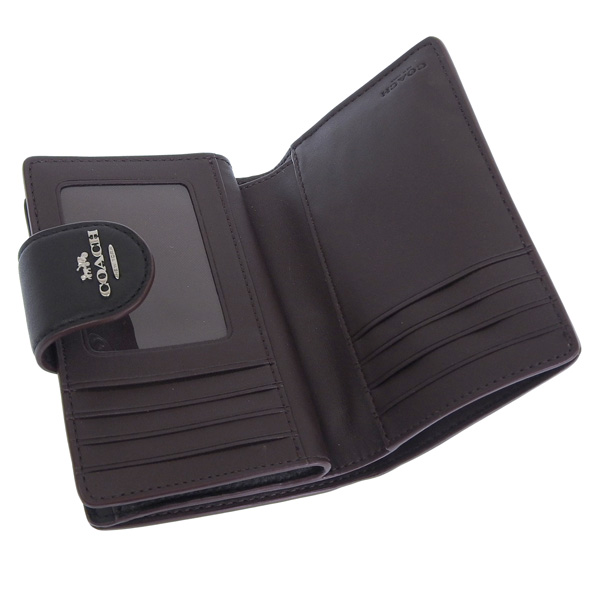 COACH（コーチ） 財布 レディース 二つ折り財布 アウトレット レザー