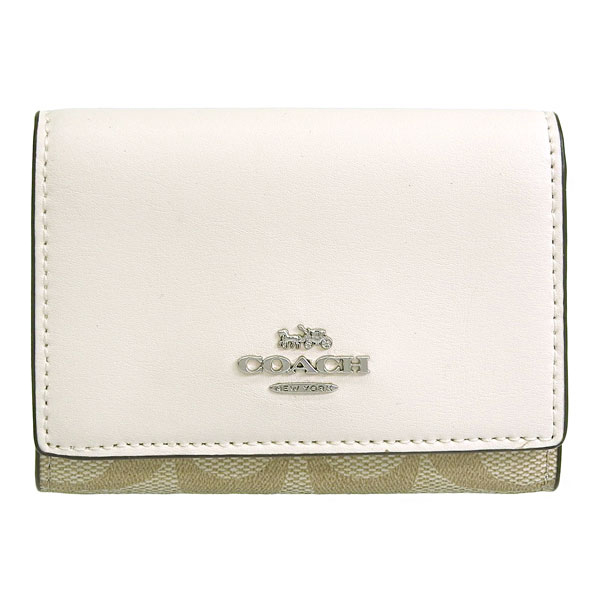 コーチ 財布 レディース 三つ折り財布 アウトレット ライトカーキ×チョーク シグネチャー MICRO WALLET CM761 COACH :  cm761sigha : FASCINO(ファッシノ)Yahoo!店 - 通販 - Yahoo!ショッピング