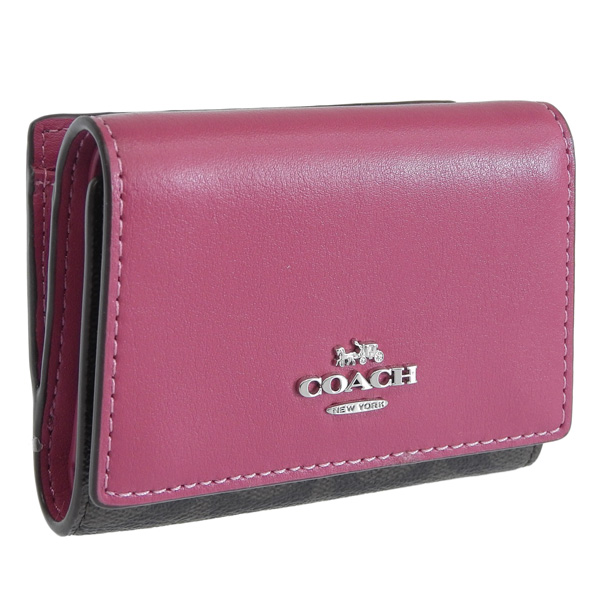 COACH（コーチ） 財布 レディース 三つ折り財布 アウトレット ブラウン