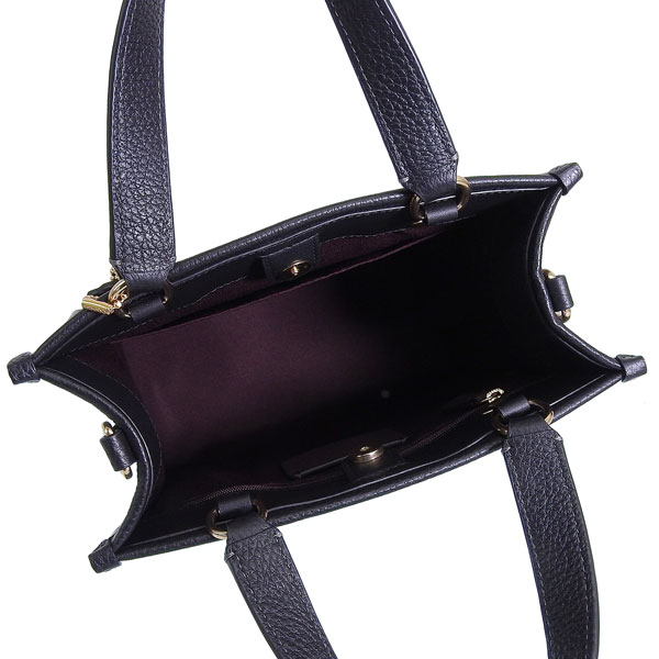 美品 coach デンプシートート 2way ショルダーバッグ オールレザー 黒 COACH（コーチ） バッグ レディース ショルダーバッグ 2way 斜めがけ