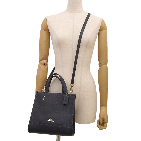 美品 COACH コーチ デンプシートート22 レザー 2way トートバッグ ショルダーバッグ C0971 ブラック レディース 古着 中古 USED COACH（コーチ） 美品 デンプシートート22 レザー 2way トートバッグ