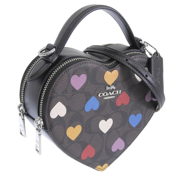 極美品✨COACH コーチ 2WAY ショルダーバッグ ハート型チャーム付き COACH（コーチ） バッグ レディース ショルダーバッグ 2way 斜めがけ