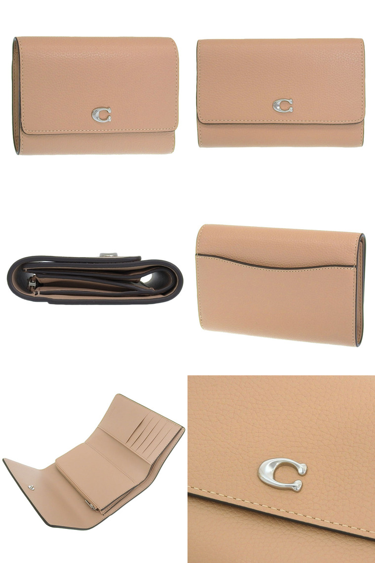 COACH（コーチ） 財布 レディース 2つ折り 折財布 コンパクト